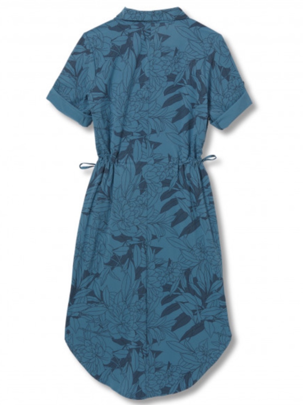Royal Robbins Spotless Blue Floral Traveler Dress